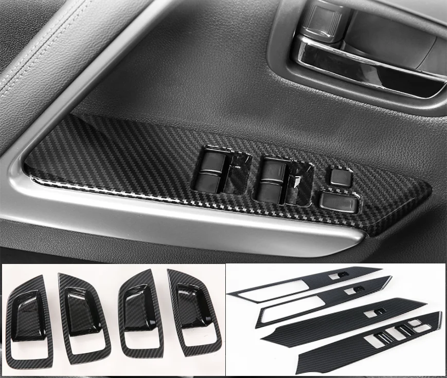 Внутренняя дверная ручка из углеродного волокна крышка чаши Стеклянная Дверная