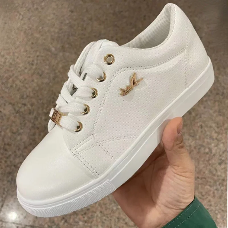 2022 New Fashion Women Sneaker PU Leather Sneakers Casual Sport Shoes Platform Shoe Tenis Sapato Feminino Zapatillas Mujer Femme