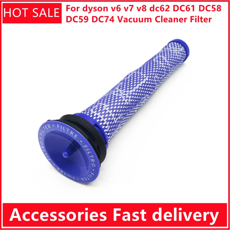 1*Filters Replaces for dyson v6 v7 v8 dc62 DC61 DC58 DC59 DC74 Vacuum Cleaner Filter Part # 965661-01 Fette Filter