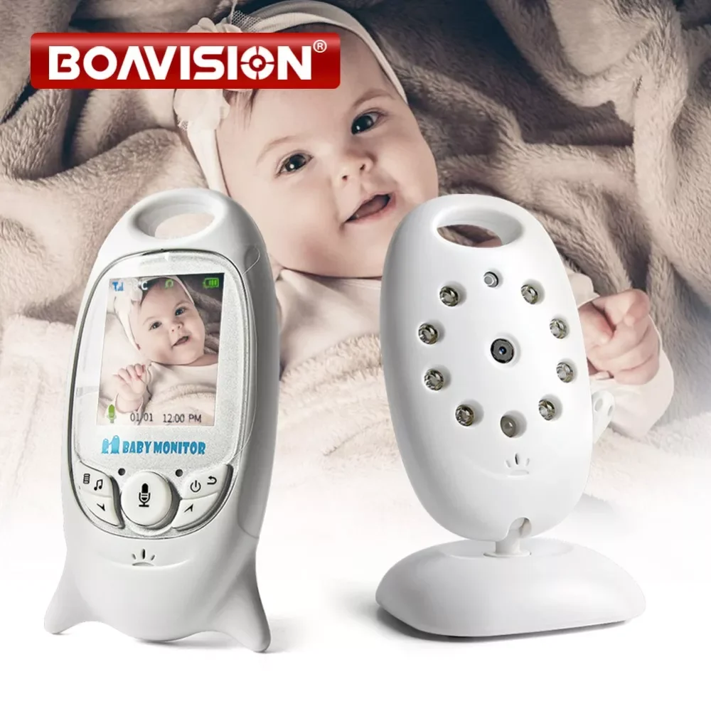 

VB601 Video Baby Monitor Wireless 2.0'' LCD Babysitter 2 Way Talk Night Vision Temperature Security Nanny Camera 8 Lulla