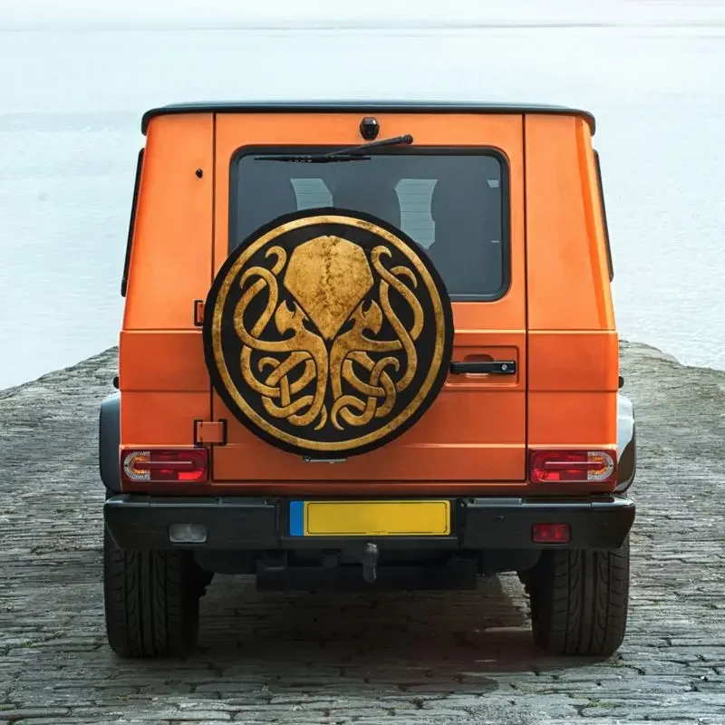 Чехол для запасной шины Call Of Cthulhu Toyota RAV4 Prado Jeep RV SUV 4WD 4x4 Lovecraft Monster Movie Защитные чехлы