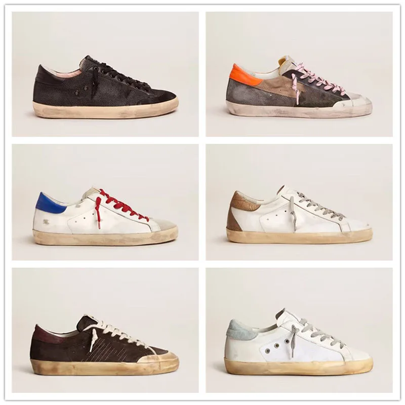 

Four Seasons New Top Layer Cowhide Old Small Dirty Shoes DF97 Net Red Casual Board Shoes Increase The Blue Rear Tail 2022