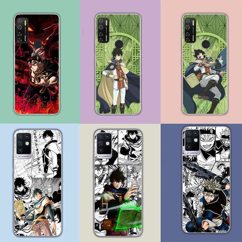 Мягкий чехол Asta Black Clover Yuno Grinbellor для Motorola Moto Edge 40 50 Pro 30 neo 20 Fusion Ultra Lite G85 E22