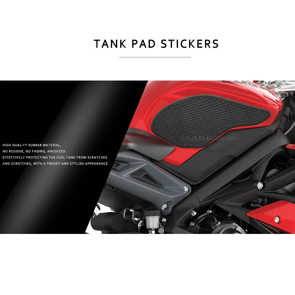 Аксессуары для мотоциклов Triumph Street Triple 765 RS нескользящие боковые наклейки на