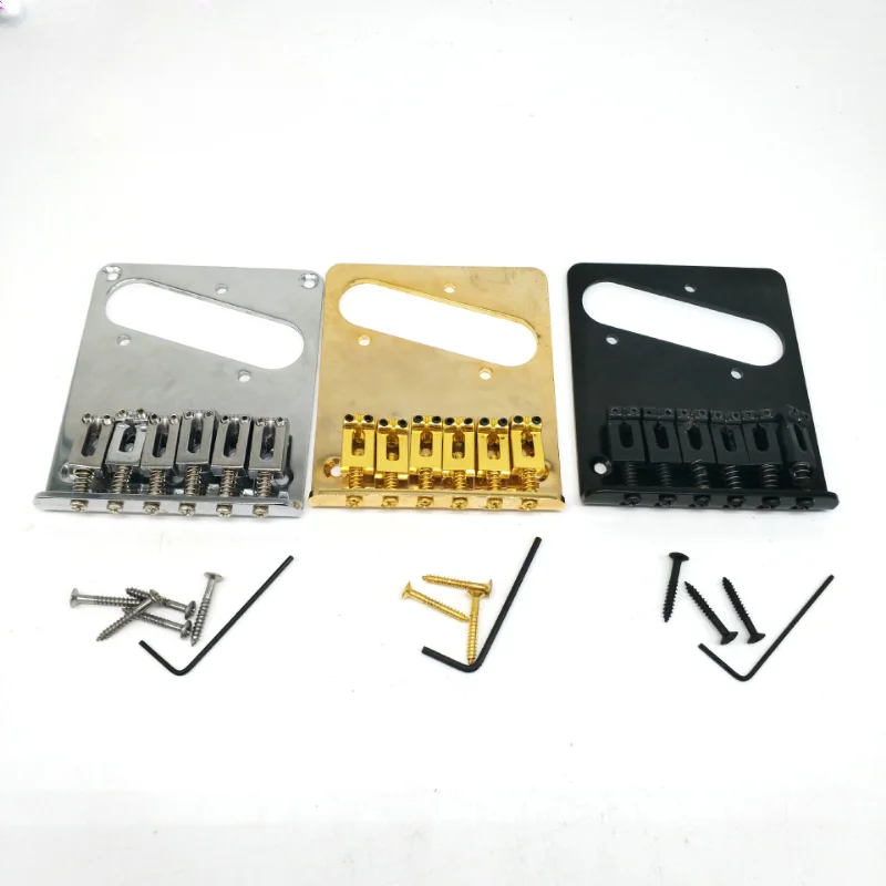 Фото 6 siodełek TL Chrome Guitar Bridge Gotoh Modern Electric Guitar Saddle Bridge for Telecaster for Guitar Replacement Parts №1