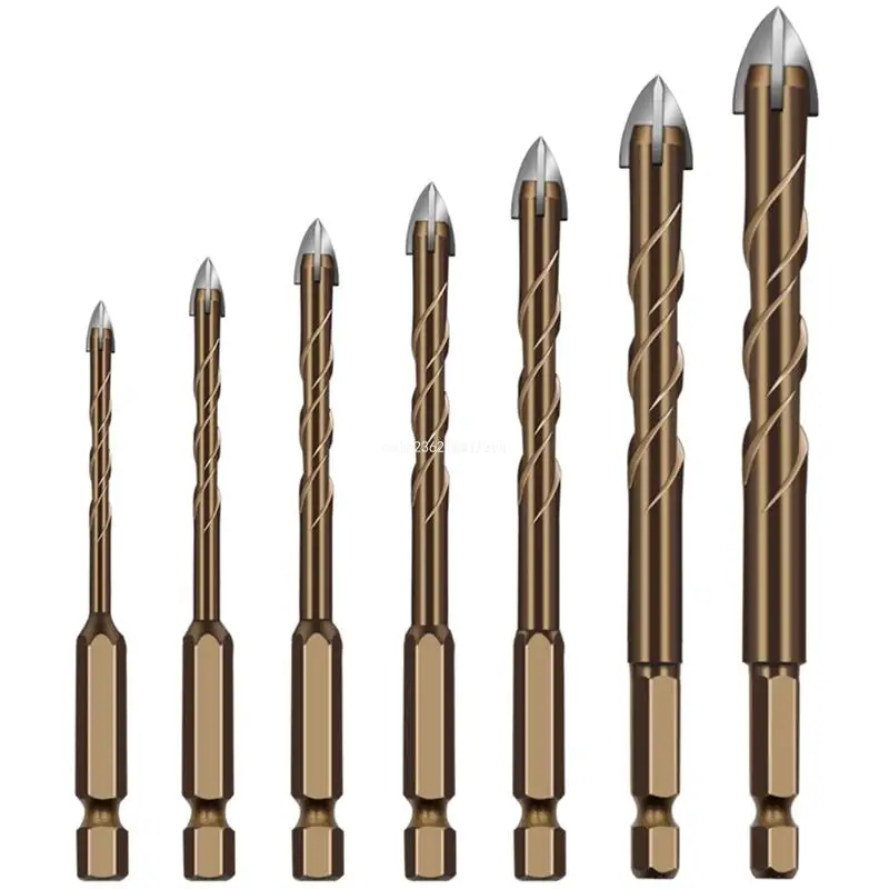 

Hexagonal Shank Spiral for Cross Ceramic Glass Drill Bit Tool Widened Dropship