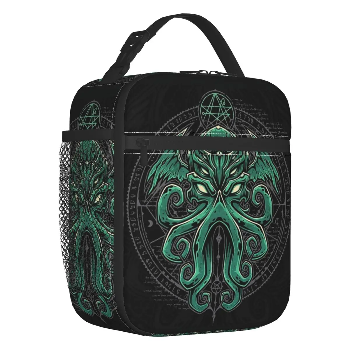 

Lovecraft Great Cthulhu Insulated Lunch Tote Bag Horror Monster Octopus Tentacle Resuable Thermal Cooler Bento Box Work School