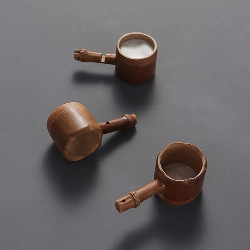 Натуральный Бамбуковый фотофильтр инструмент для заваривания чая сито