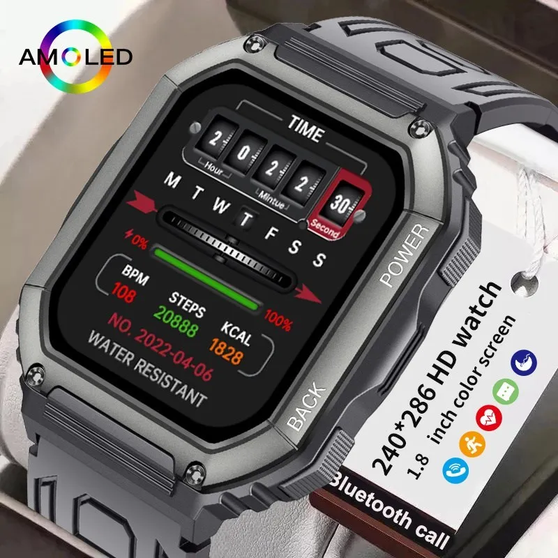 

New Men Smart Watch Outdoor Sports Watch Blood Pressure Fitness Bracelet Bluetooth Dials Call Long Standby Smartwatch Men Sale