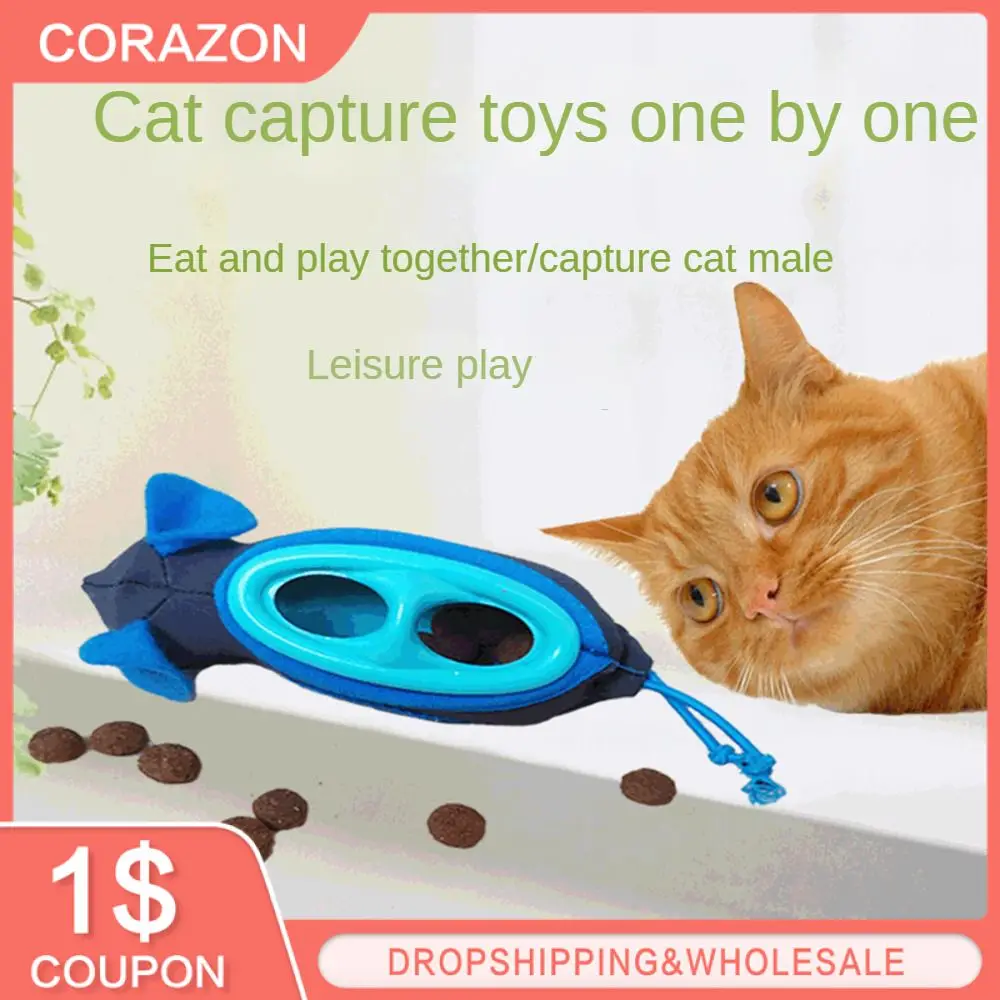 

Slow Feeder Leakage Food Toy Funny Snacker Dispenser Indoor Hunting Cat Toy Catching Toy Pet Accessories Non-toxic