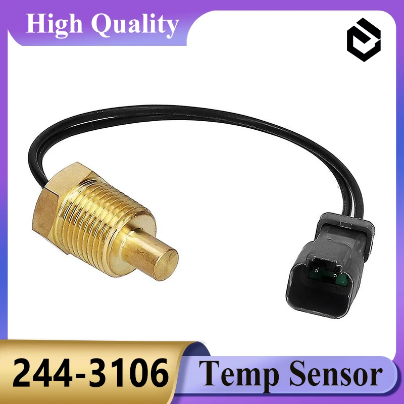 Датчик температуры воды 244-3106 2443106 для Caterpillar CAT 416 434 430 420F2 422F2 444F2 428F2 414E запчасти