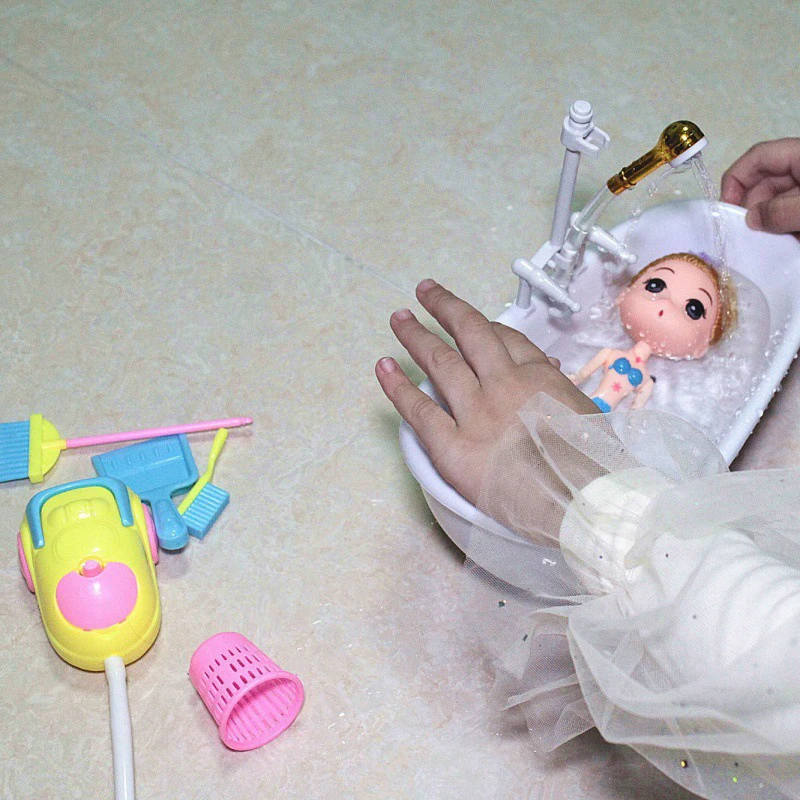 1 шт. 1:6 миниатюрная ЭЛЕКТРИЧЕСКАЯ ВАННА