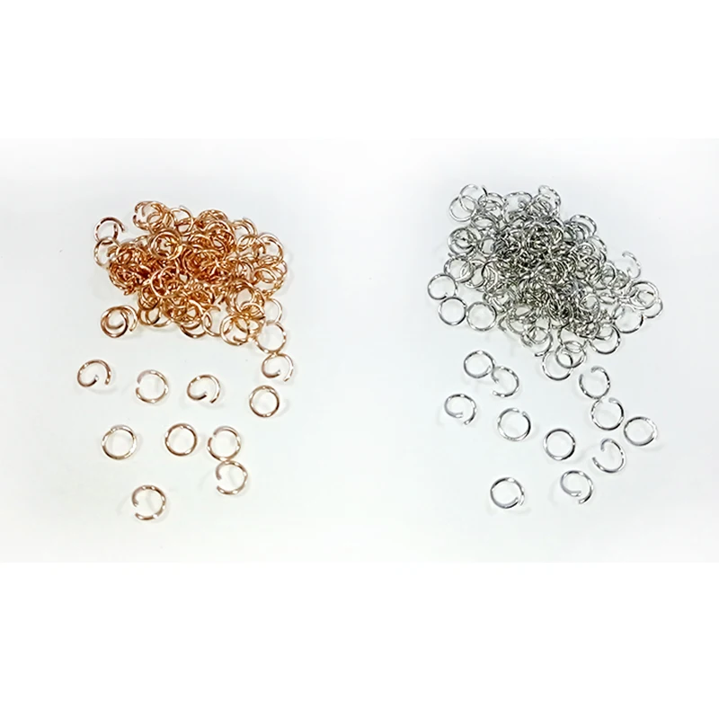 1 мм * 8 мм разъемы с открытыми петлями «сделай сам», серьги, ожерелье, браслет, цепочка, аксессуары для ювелирных изделий, цвет: золото/серебро