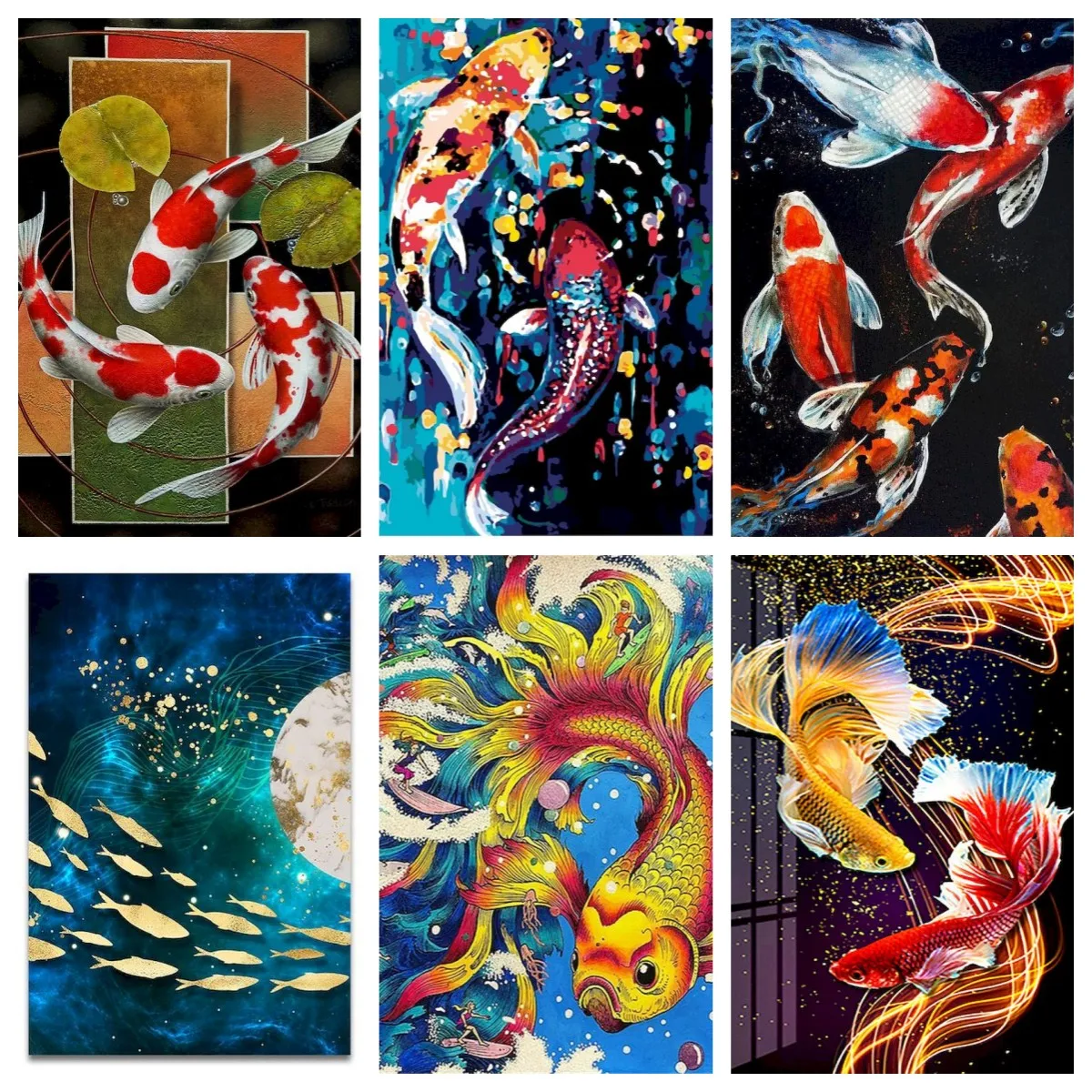 

Алмазная 5D картина «сделай сам», животные на карпа, вышивка, мозаика, фотография гостиной, домашний декор, искусство, ручная работа, подарок