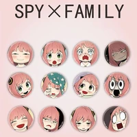 spy x family anime new badge brooch pin loid anya yor cospaly cartoon metal pins costume prop accessories women jewelry gifts