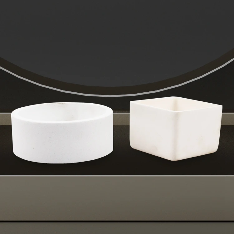 Квадратные алюминиевые лотки вентилируемый тигель из циркония для спекания с