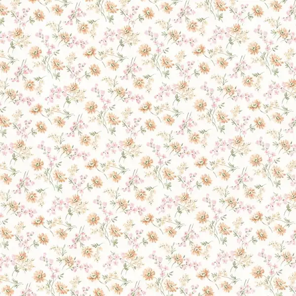

Brewster Leif Pink Dense Floral Toss Wallpaper Home Decor Wallpaper