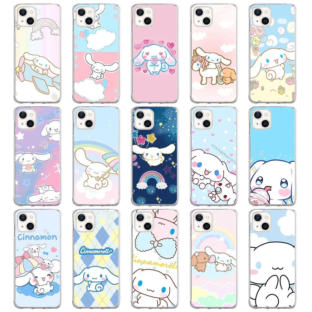 Мягкий чехол BY-20 Chinnamoroll для Samsung A6 A14 A20S A70S A21S S11 S11E Note 10 A04 A04S S21 S24 FE Ultra Plus