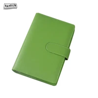 pu cover a5 a6 multifunction loose leaf notebook magnetic buckle journal blank lined graph travel books diy gift solid color