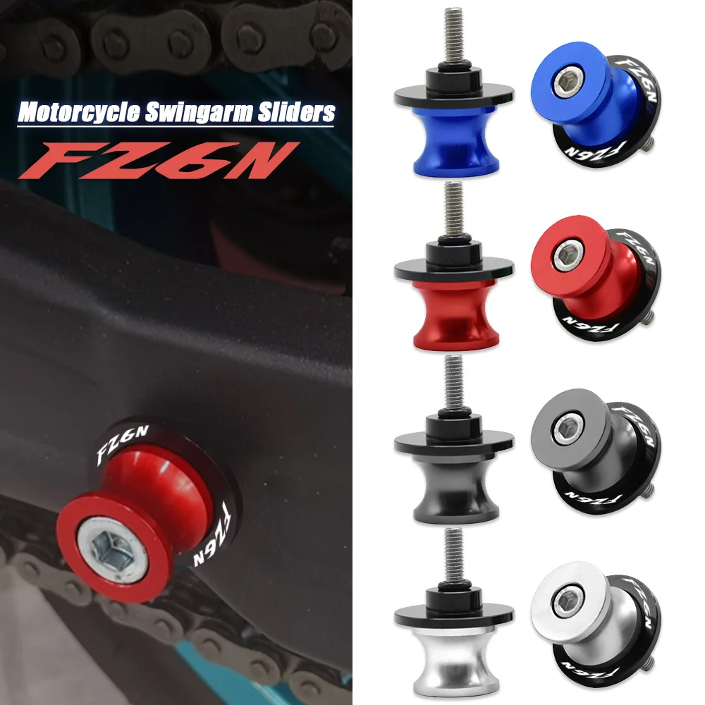 

For Yamaha FZ6N FZ6 N 1997 1998 1999 2000 2001 2002 2003 2004 Motorcycle 6MM Swingarm Spools Slider Stand Screws FZ6N FZ6S