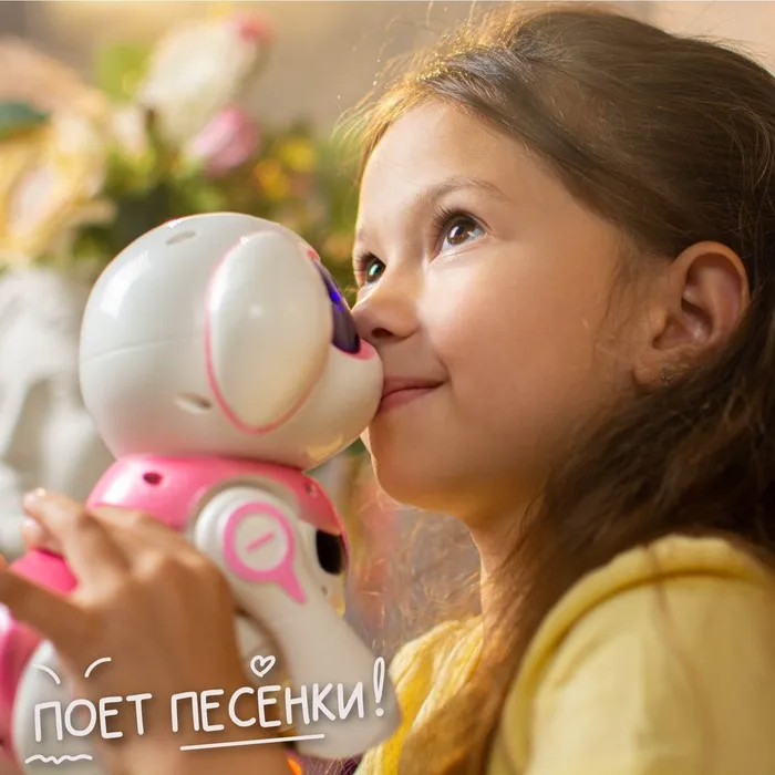 Робот-собака Чаппи русское озвучивание световые и звуковые эффекты IQ BOT |