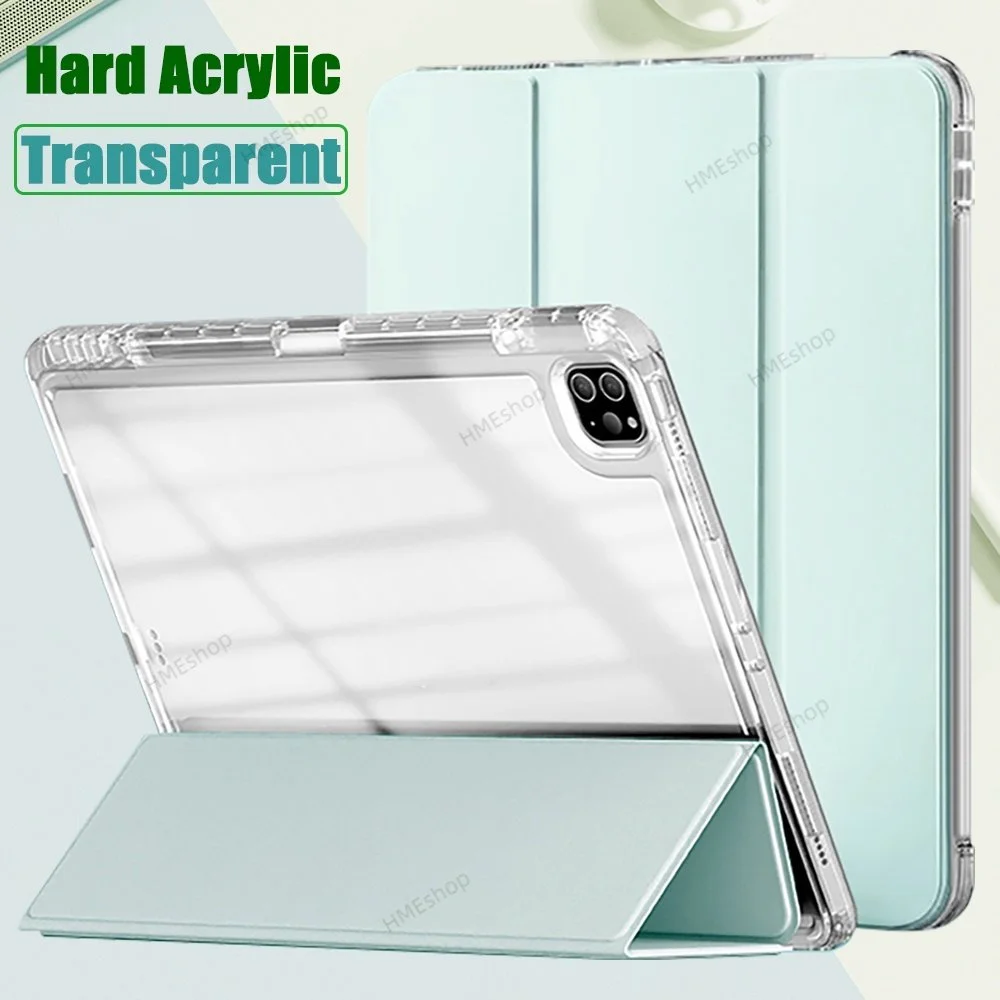 

Hard Clear Acrylic Case for iPad Pro 11 2022 4th 2021 2020 Pro 12.9 10th 10.9 Air 4 5 3 10.5 9.7 6th 5th Mini 6 10.2 9th 8th 7th