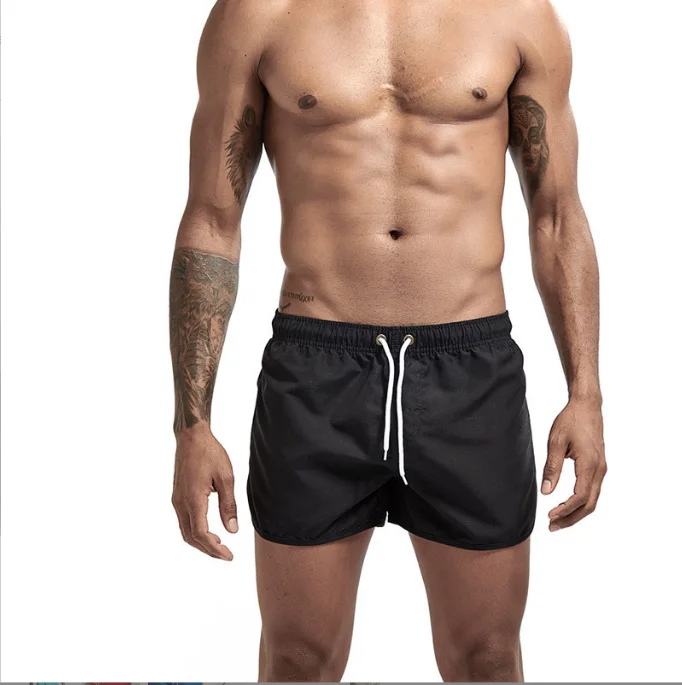 

2022 Quick Dry Jogger Beach Short Summer Shorts Homme Polyester Short Pants