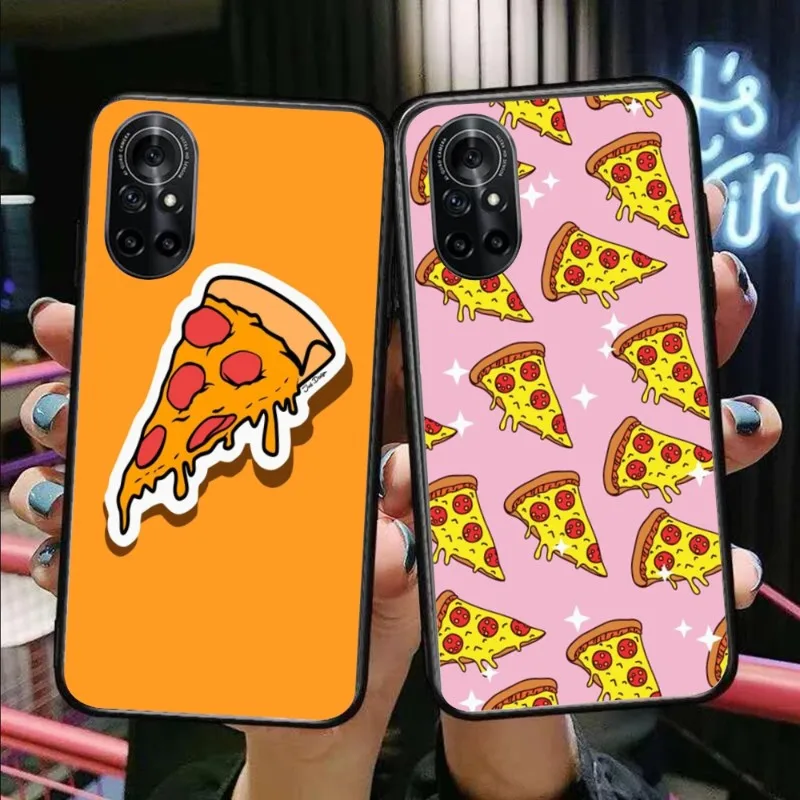 Cheese Pizza Phone Case for Honor 70 50 20 7S X9 X8 X7 Magic 4 3 Pro Black Soft Cover Funda Shell