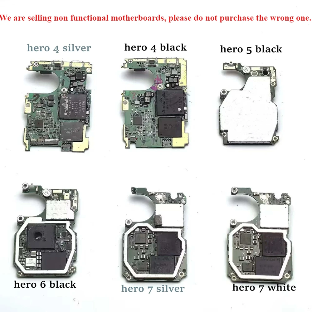 1шт не работает! Оригинальная материнская плата для отходов работает экшн-камеры