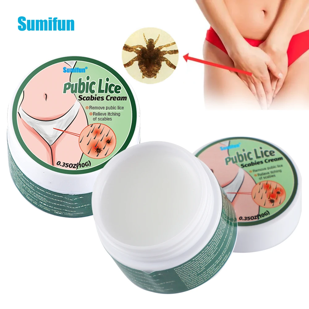 

Sumifun 10g Anti Lice Cream Pubic Lice Mite Anti-itching Antibacterial Cream Scabies Mite Psoriasis Head Lice Remove Ointment