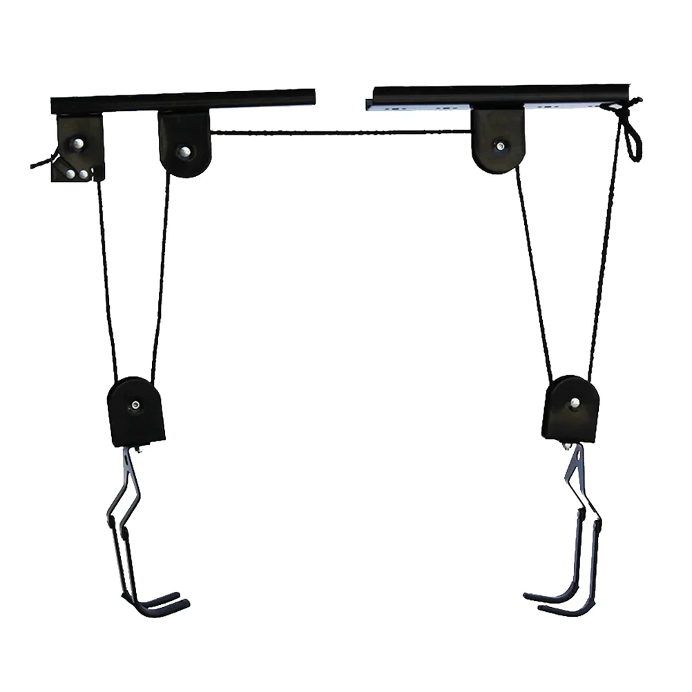 

Mountain Bike Storage Hooks Stands Heavy Duty Bike Hangers up to 25KG (Black)