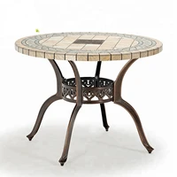 outdoor furniture foshan table chair garden cast aluminum patio set
