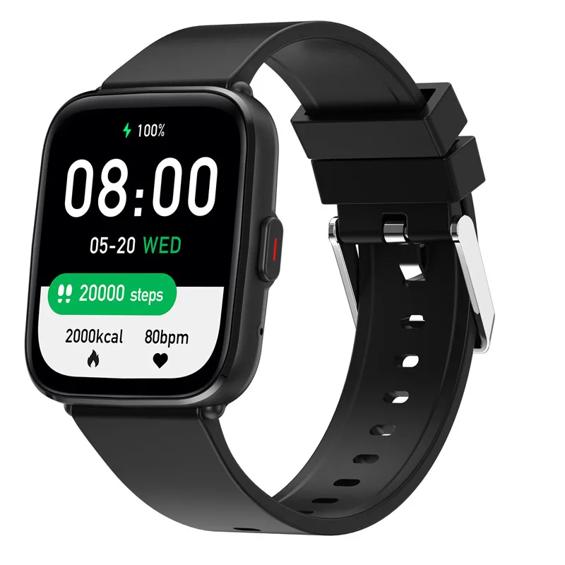 

G12 Smart Watch 1.7 Inch BT Call Music Player Body Temperature Heart Rate Monitor Sports Fitness Tracker Bracelet Smartwatch