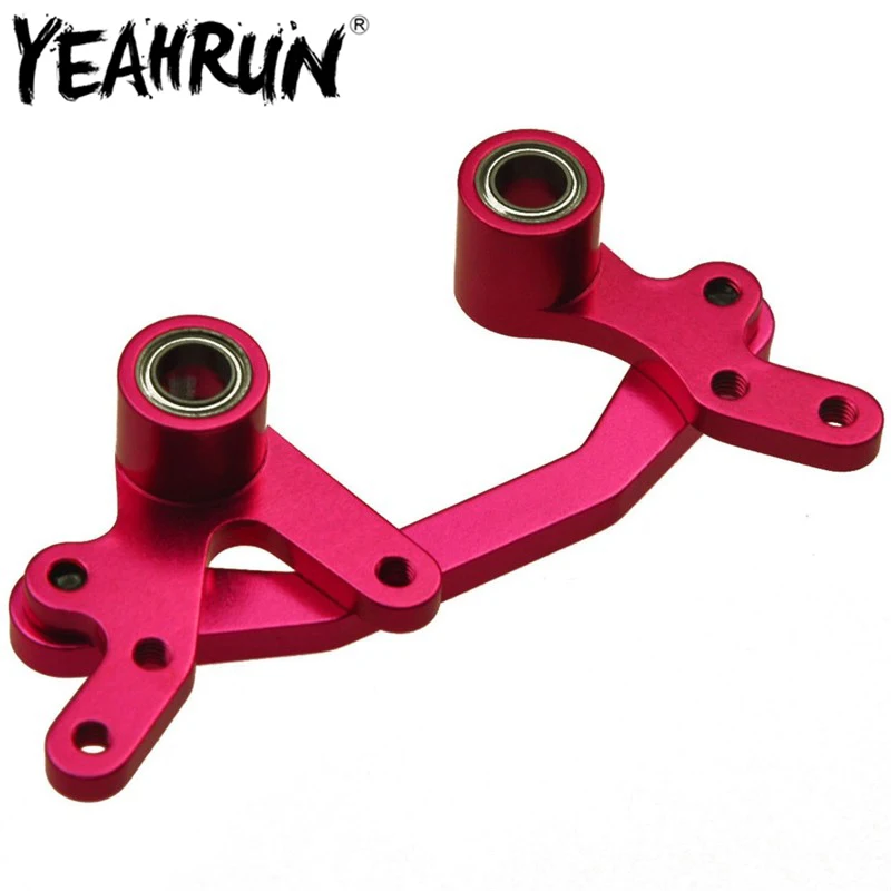 

YEAHRUN Metal Aluminum Steering System Set for 1/10 3Racing Sakura D4 AWD RWD RC Drift Car Parts