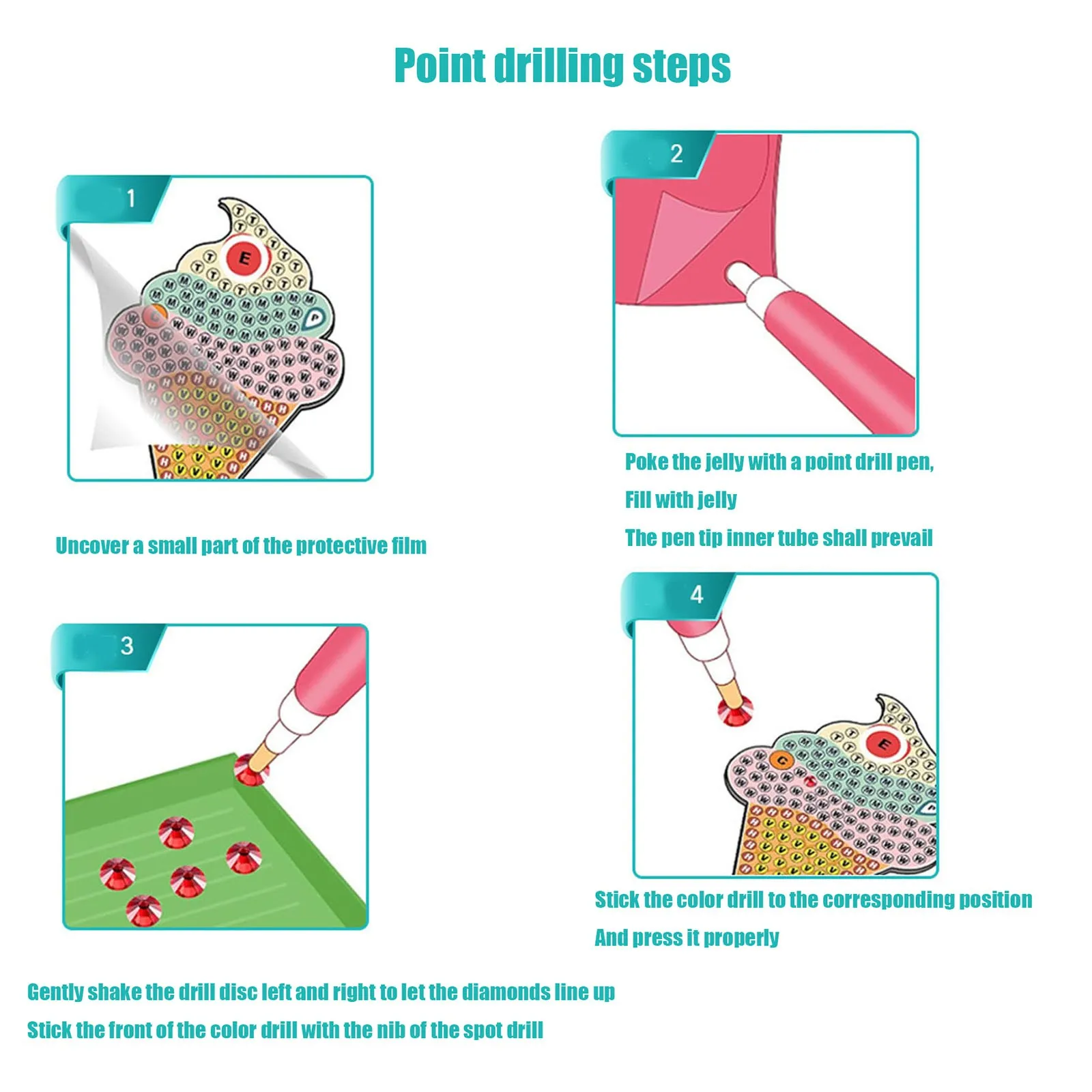 Easter DIY Point Drill Pendant Decoration For Kids Educational Interactive Toys Creative Mosaic Puzzle Men And Women |