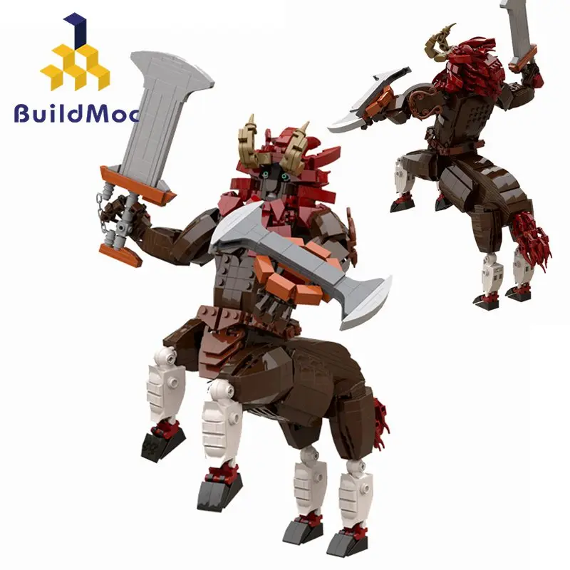 

Игра Buildmoc Legend Zeldaing Lynel Monster 1045 шт. модель кирпича MOC набор строительных блоков наборы игрушек для детей подарки игрушки