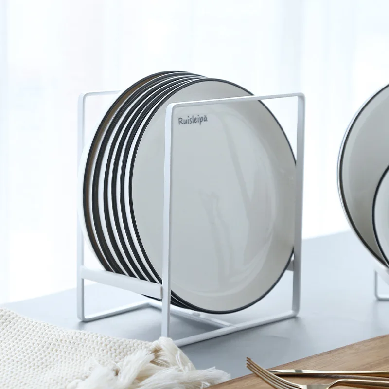 Кухонная посуда держатель для хранения тарелок стеллаж слива посуды полка