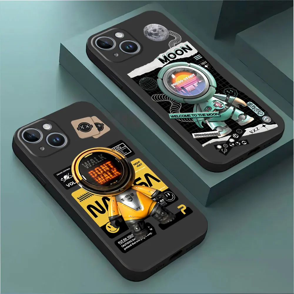 Роскошный чехол-накладка с космическим астронавтом для Google Pixel 6a 7a 6 Pro 8 7