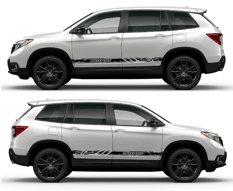 

Sport Sticker Decal Side Door Stripes Compatible with Passport