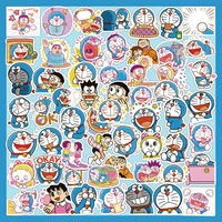 40 japanese anime cute kawaii doraemon stickers mobile skateboard kids reward stickers