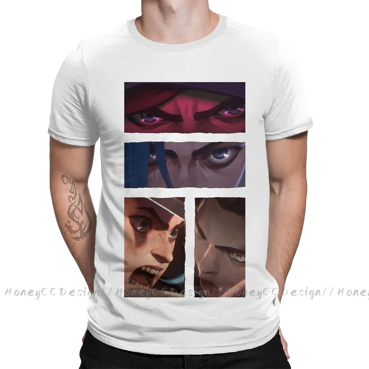 

Рубашка мужская одежда футболка аркан Лига Легенд модная унисекс футболка с коротким рукавом свободная