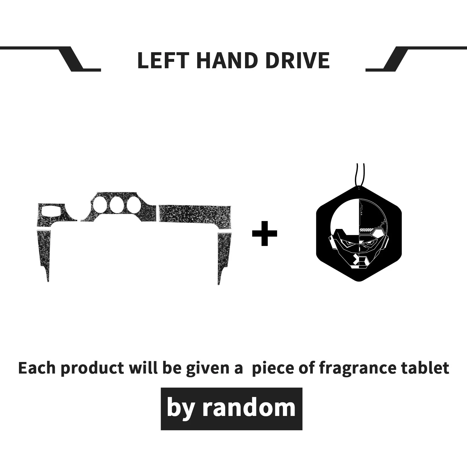 

Suitable for Ford Mustang (15-20) forged Mustang instrument panel set interior modification accessories