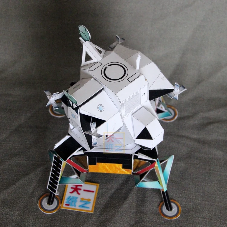 1:48 Apollo лунный модуль DIY ученик ручная работа курс аэрокосмический прицел 3D
