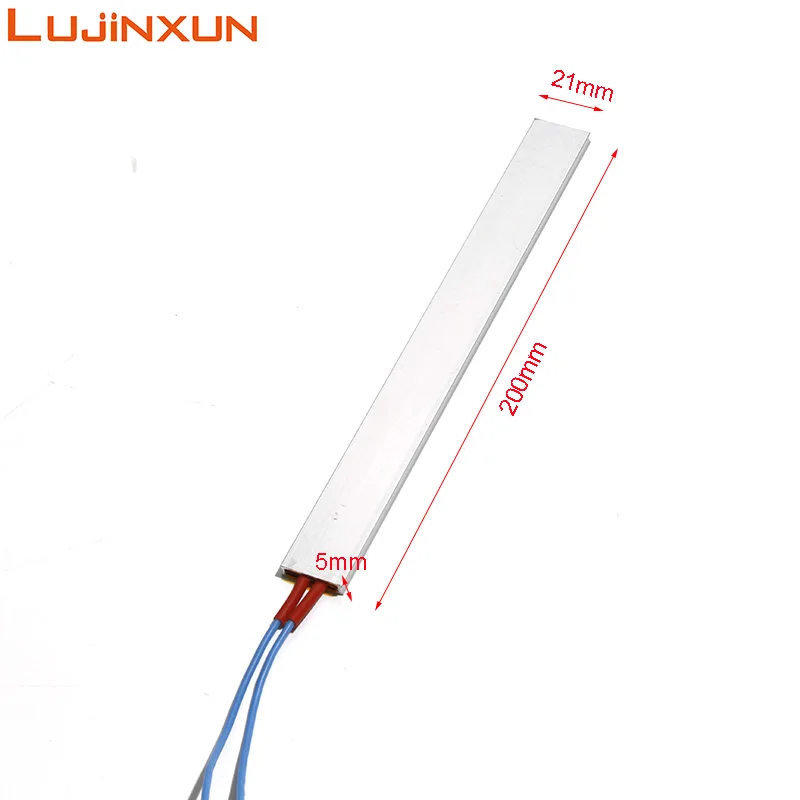 Фото LUJINXUN PTC 12 В 220 В сверхдлинный керамический нагревательный элемент PTC с постоянной температурой 200X21 нагревательная пластина аксессуары для электрического нагревателя №2