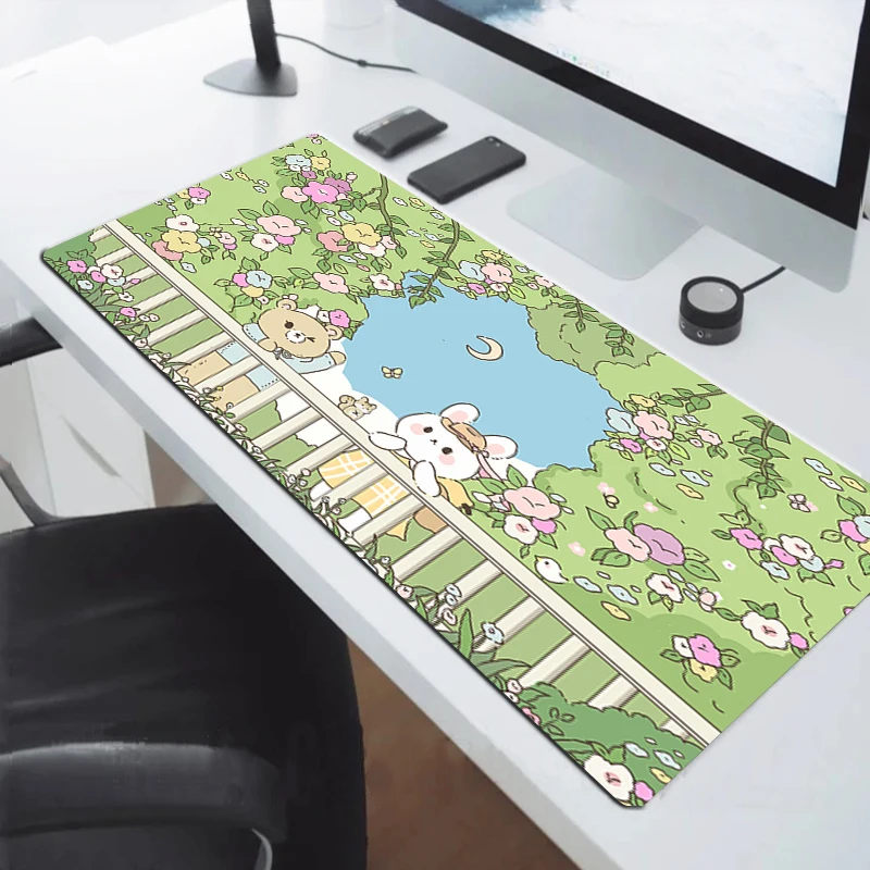 

Xxl Gaming Mouse Pad Xl Rabbit Pc Gamer Office Accessories Keyboard Mat Mice Deskmat Computer Desks Desk Protector Mousepad Mats