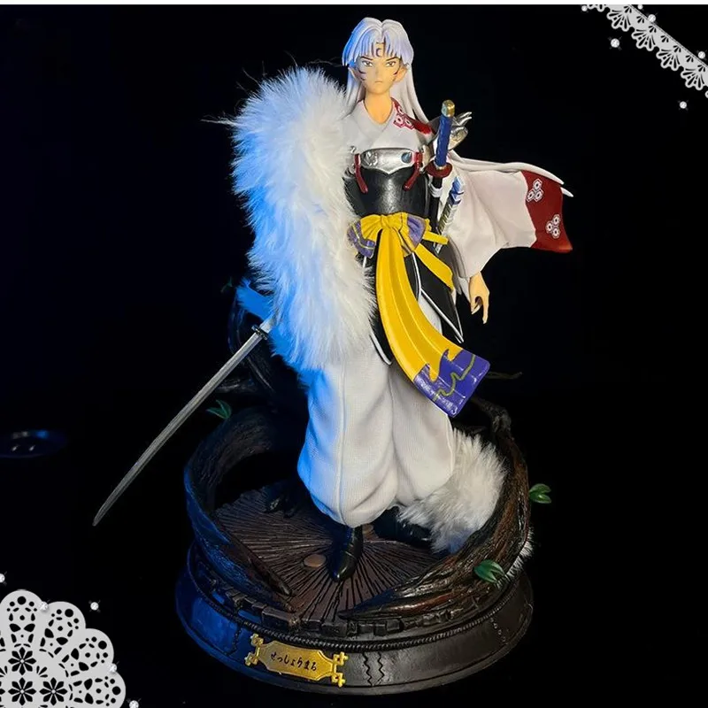 

Фигурка героя аниме Inuyasha Gk Sesshoumaru, статуэтка, Коллекционная модель, украшение, кукла, искусственный подарок, 29 см