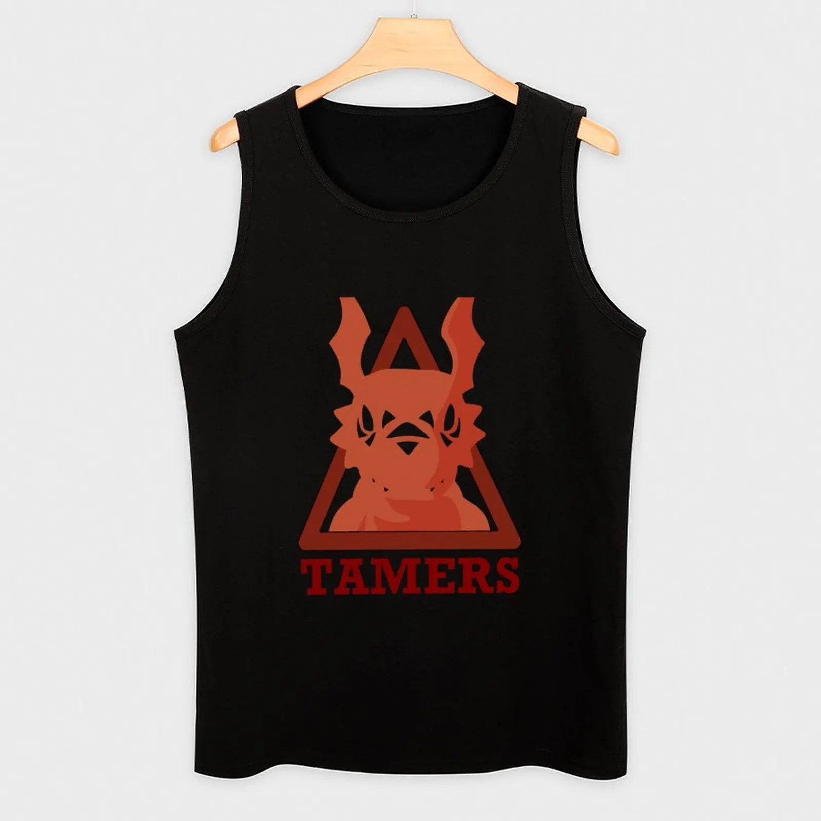 Фото Майка Guilmon Tamers с текстовым принтом и графическим рисунком, повседневная, без рукавов №3