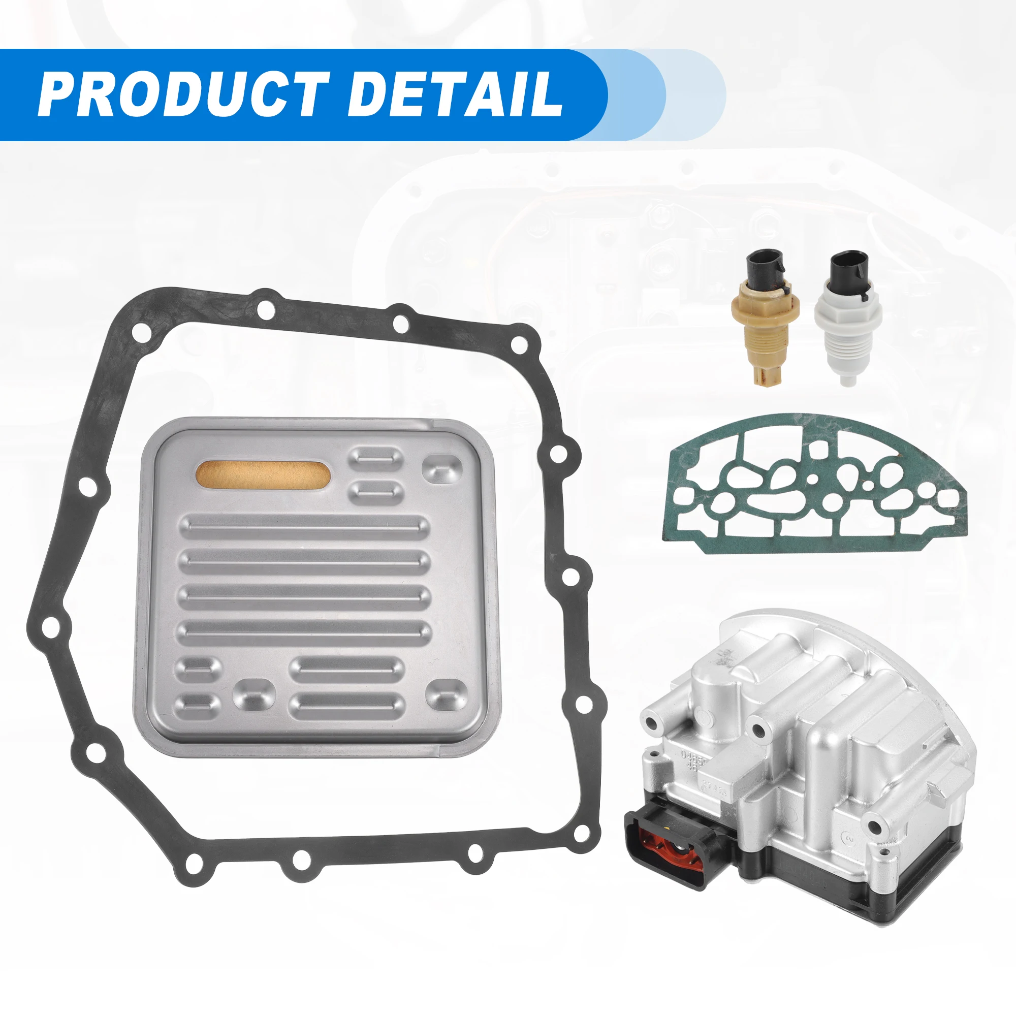 Регулятор давления коробки передач UXCELL A604/41TE Комплект прокладок соленоидного