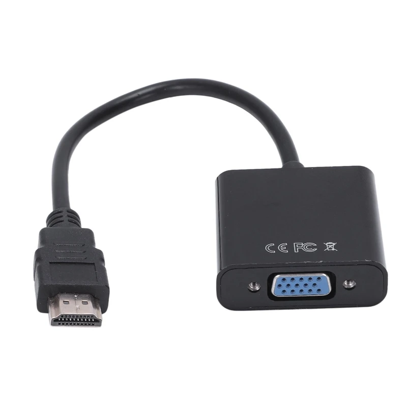

3X HDMI-VGA HDMI штекер-VGA RGB гнездо адаптер видеоконвертера штекер-гнездо кабель 1080P (черный)