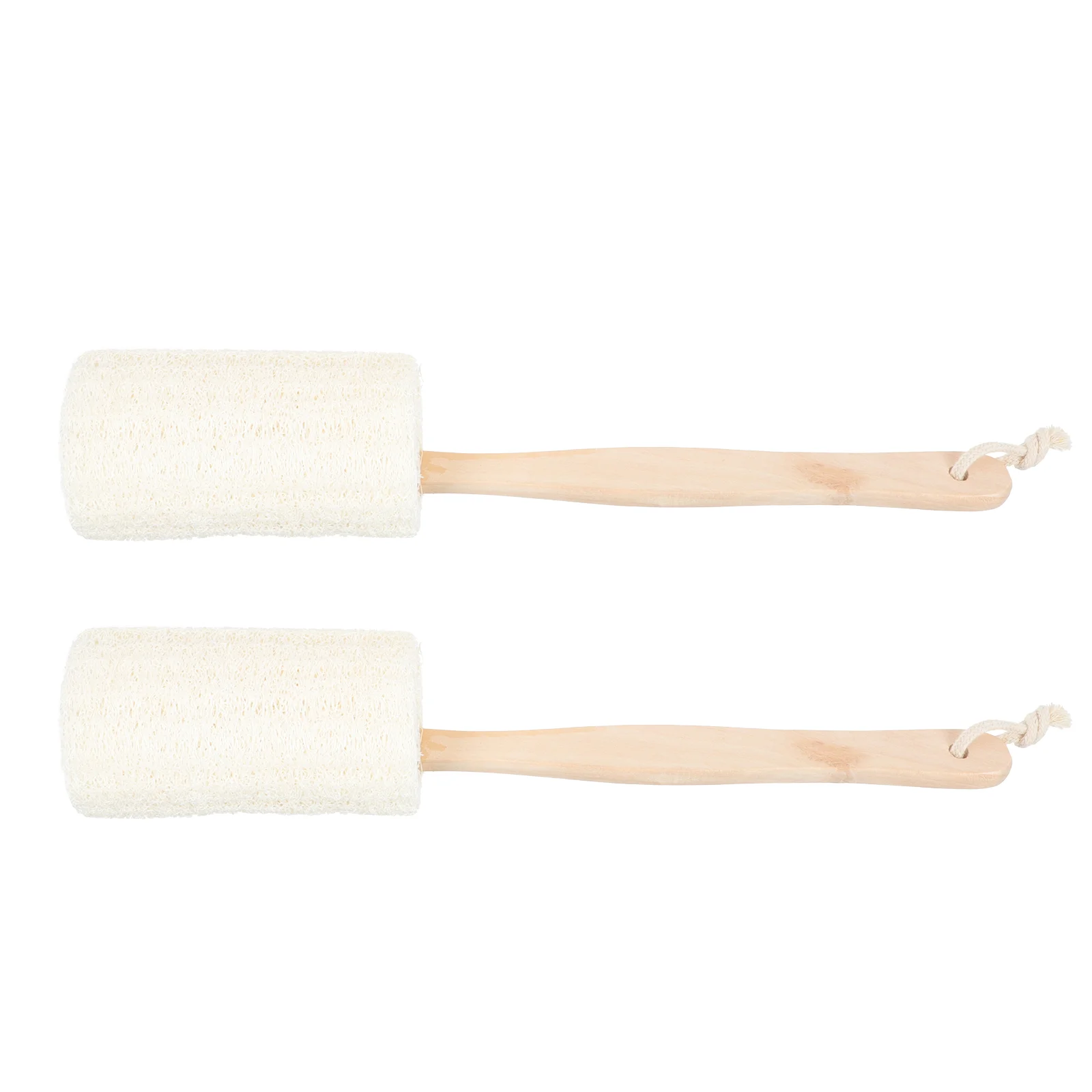 

2pcs Home Use Handheld Bath Brush Comfortable Bath Scrubber Brush Skin Cleaner